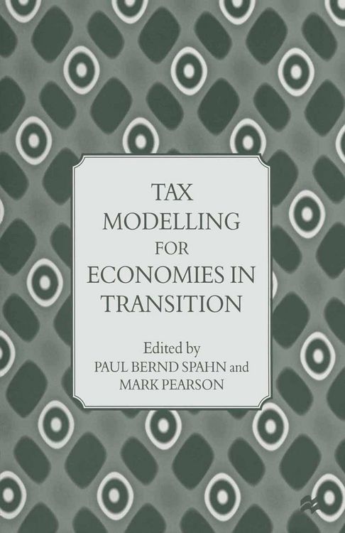 Produktbild: Tax Modelling for Economies in Transition