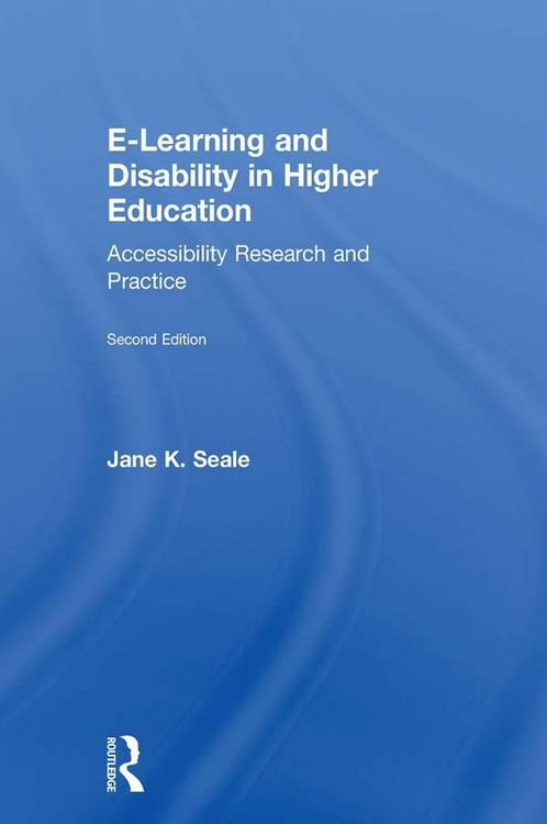 Produktbild: E-learning and Disability in Higher Education