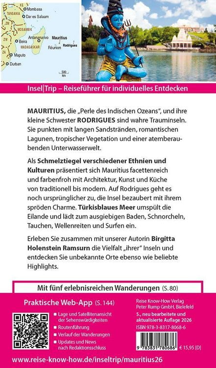 Produktbild: Reise Know-How InselTrip Mauritius und Rodrigues