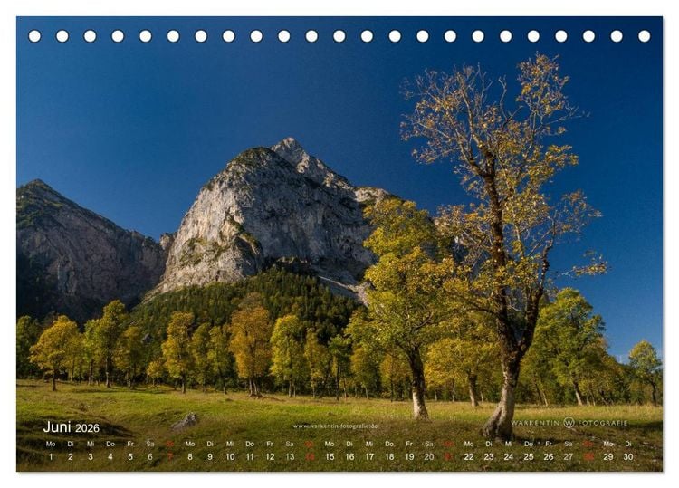 Produktbild: Gro&szlig;er Ahornboden - Europas gro&szlig;er Ahornwald (Tischkalender 2026 DIN A5 quer), CALVENDO Monatskalender