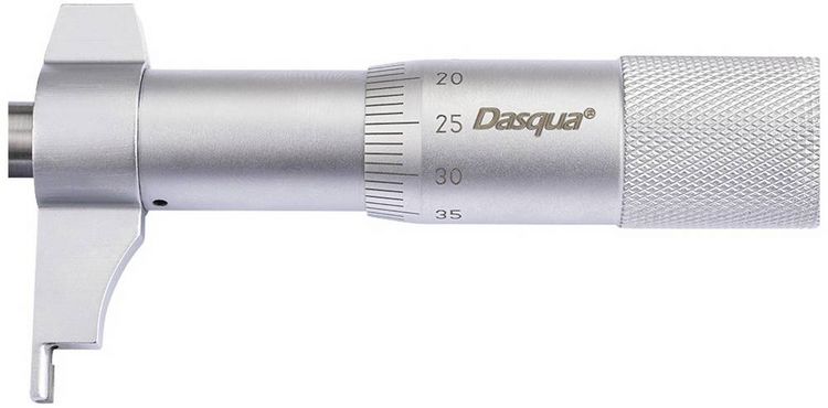 Produktbild: Dasqua 4911-8110 Innenmikrometer mit Kontrollma&szlig; 25 - 50mm Ablesung: 0.01mm
