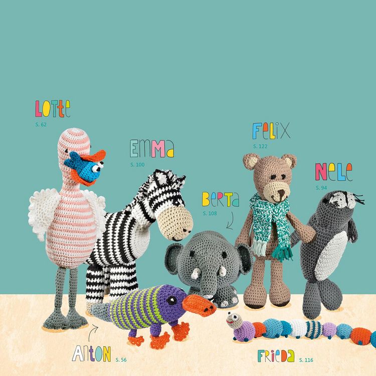 Produktbild: myboshi - Der kleine L&ouml;we Henri und seine geh&auml;kelten Freunde