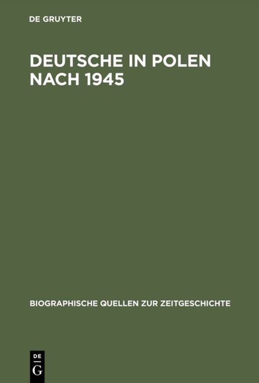 Bild vom Artikel Deutsche in Polen nach 1945 vom Autor Manfred Gebhardt