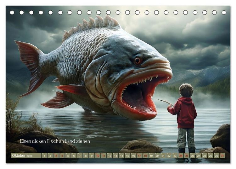 Produktbild: Tierische Sprichw&ouml;rter (Tischkalender 2026 DIN A5 quer), CALVENDO Monatskalender