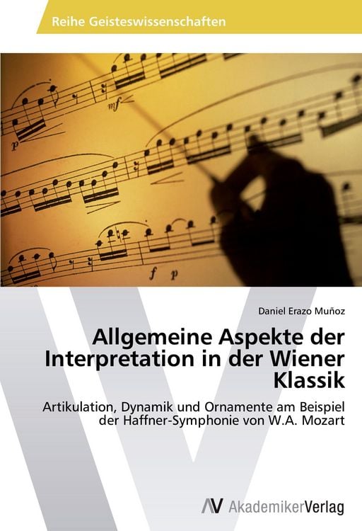 Produktbild: Allgemeine Aspekte der Interpretation in der Wiener Klassik