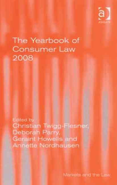 Produktbild: The Yearbook of Consumer Law 2008