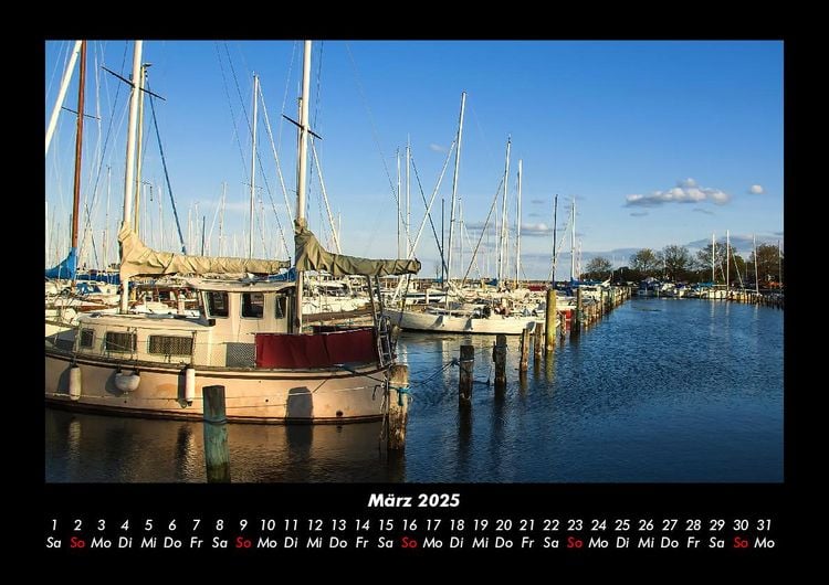 Produktbild: Segelschiffe und Boote 2025 Fotokalender DIN A3