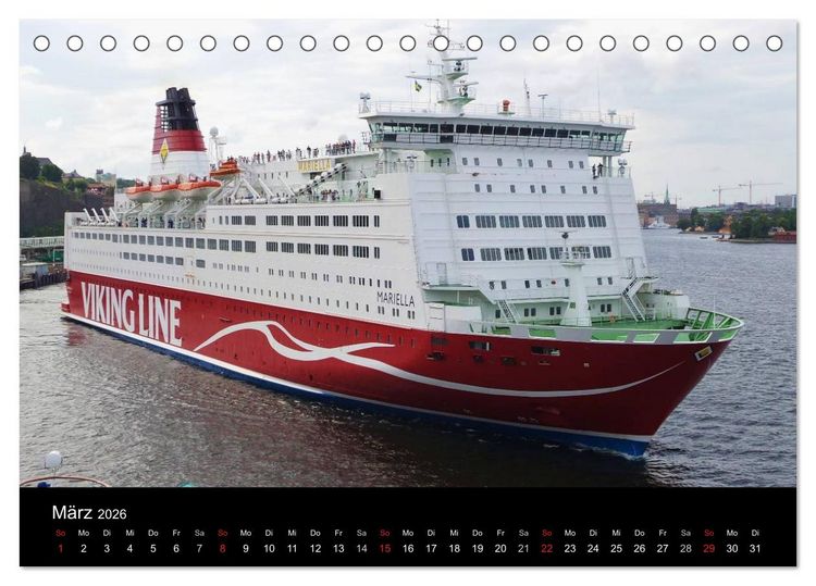 Produktbild: Ostseef&auml;hren (Tischkalender 2026 DIN A5 quer), CALVENDO Monatskalender
