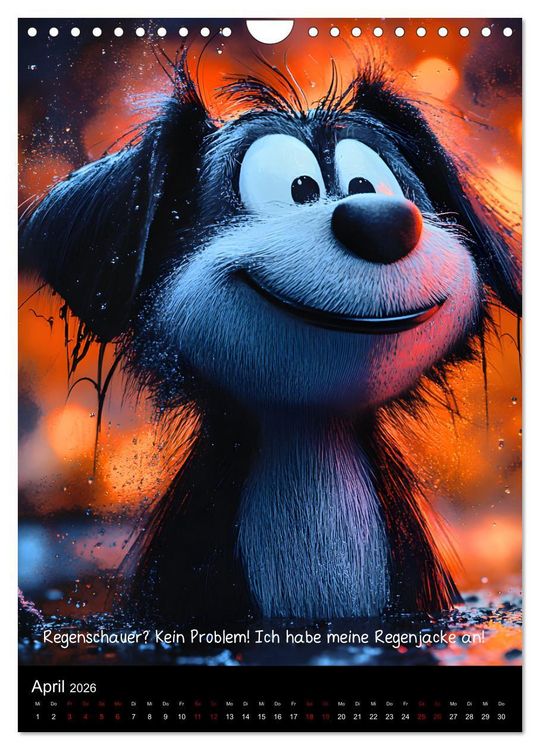 Produktbild: Good morning dog (Wandkalender 2026 DIN A4 hoch), CALVENDO Monatskalender