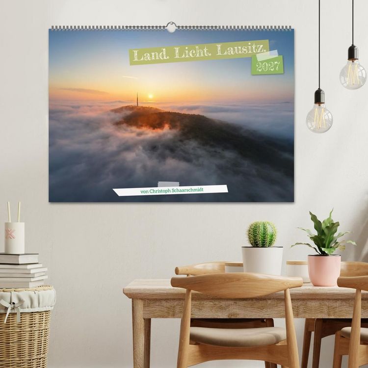 Produktbild: Land. Licht. Lausitz. (Wandkalender 2027 DIN A2 quer), CALVENDO Monatskalender