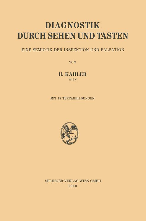 Produktbild: Diagnostik durch Sehen und Tasten