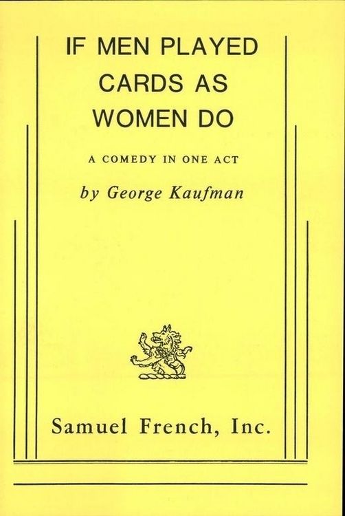 Produktbild: If Men Played Cards As Women Do