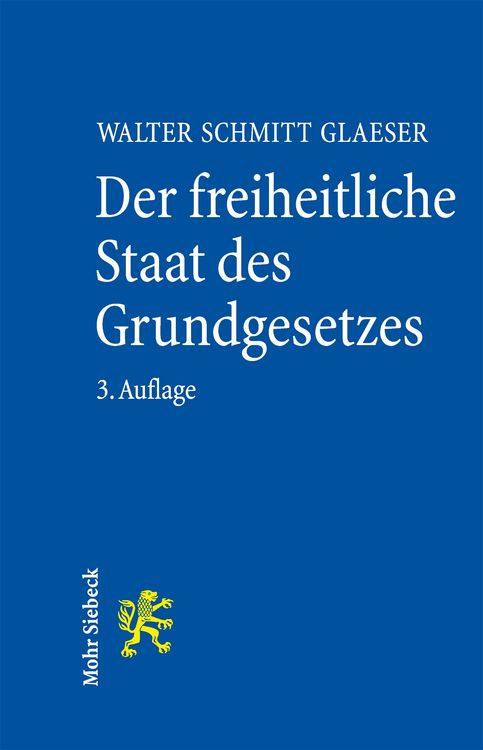 Produktbild: Der freiheitliche Staat des Grundgesetzes