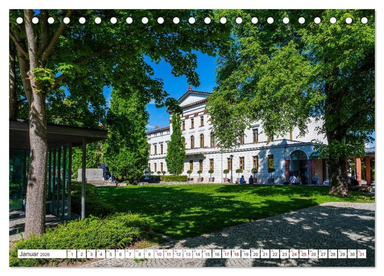 Produktbild: Kulturstadt Weimar - Stadt der Klassiker (Tischkalender 2026 DIN A5 quer), CALVENDO Monatskalender