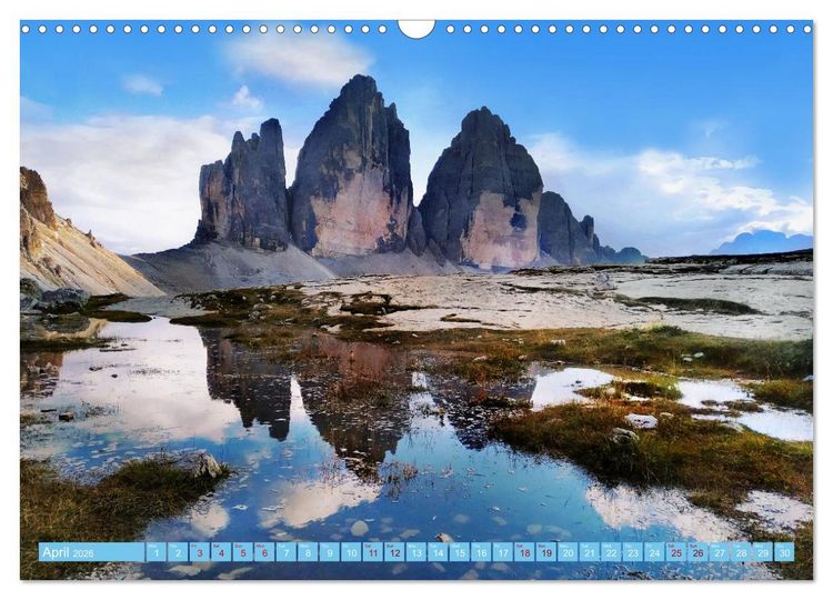 Produktbild: Mountains of The World (Wall Calendar 2026 DIN A3 landscape), CALVENDO 12 Month Wall Calendar