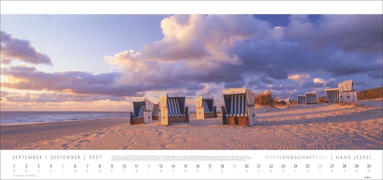 Produktbild: Meerlandschaft SYLT Kalender 2027 - Hans Jessel