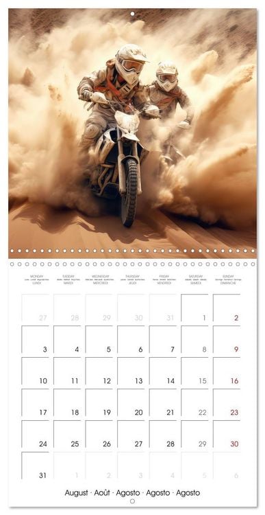 Produktbild: Motorbike desert race (Wall Calendar 2026 12 &times; 12 Inch) CALVENDO 12 Month Wall Calendar