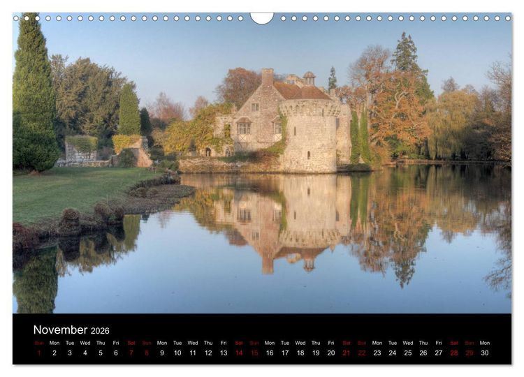 Produktbild: Castles of Kent and Sussex (Wall Calendar 2026 DIN A3 landscape), CALVENDO 12 Month Wall Calendar