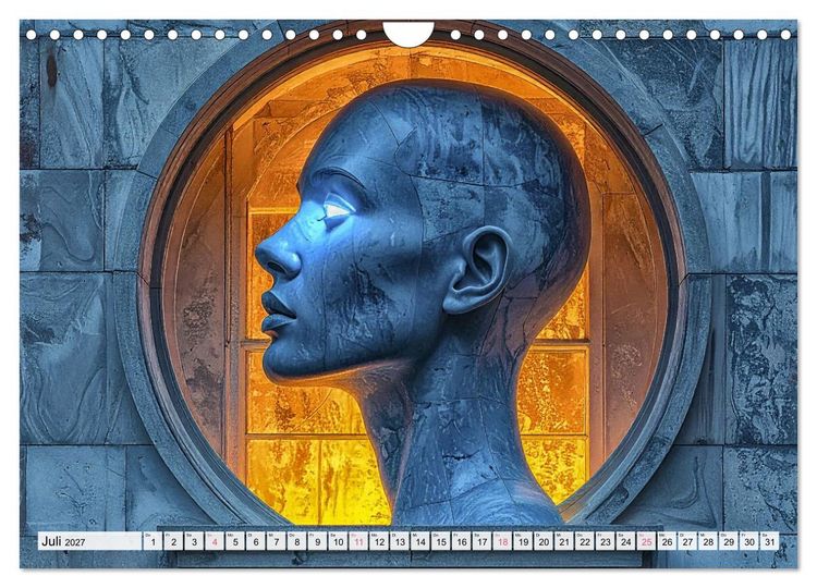 Produktbild: Anima Architectura, der Geist der Steine (Wandkalender 2027 DIN A4 quer), CALVENDO Monatskalender