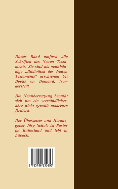 Produktbild: Das Neue Testament
