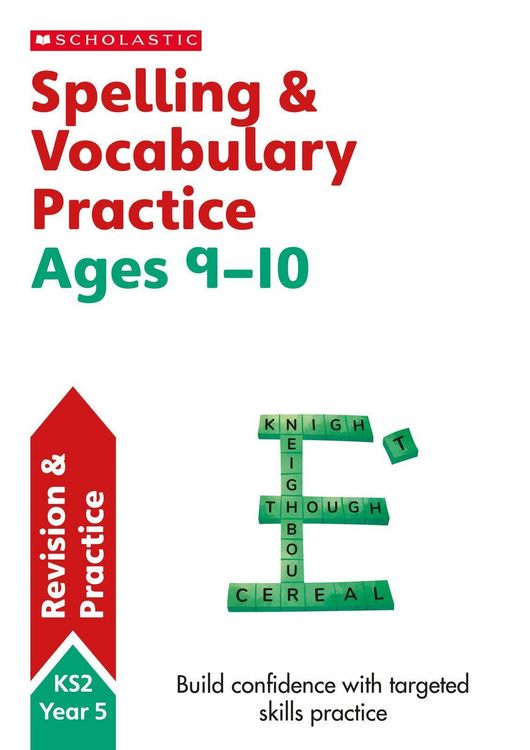 Produktbild: Spelling and Vocabulary Practice Ages 9-10