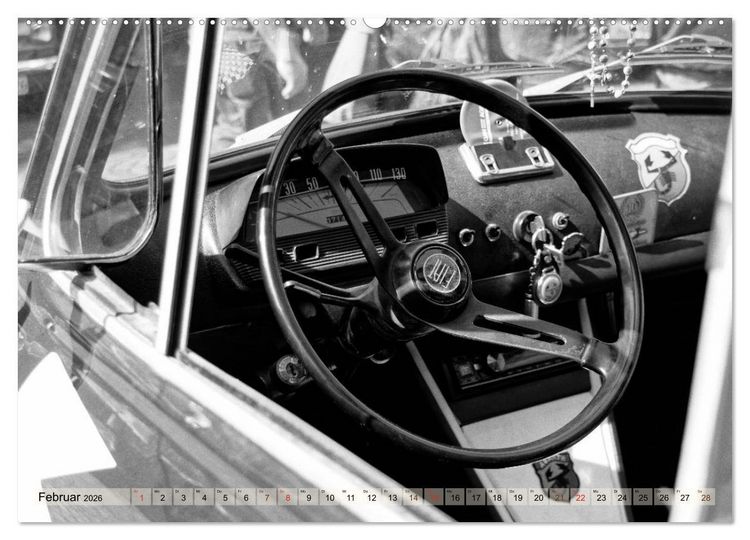 Produktbild: il Cinquecento - Details im Fokus - im Look eines legend&auml;ren Analogfilms (Wandkalender 2026 DIN A2 quer), CALVENDO Monatskalender
