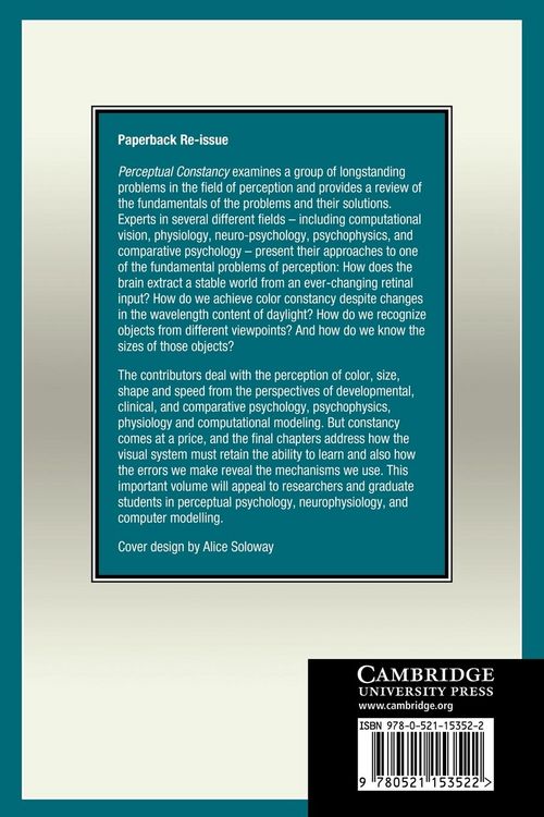 Produktbild: Perceptual Constancy
