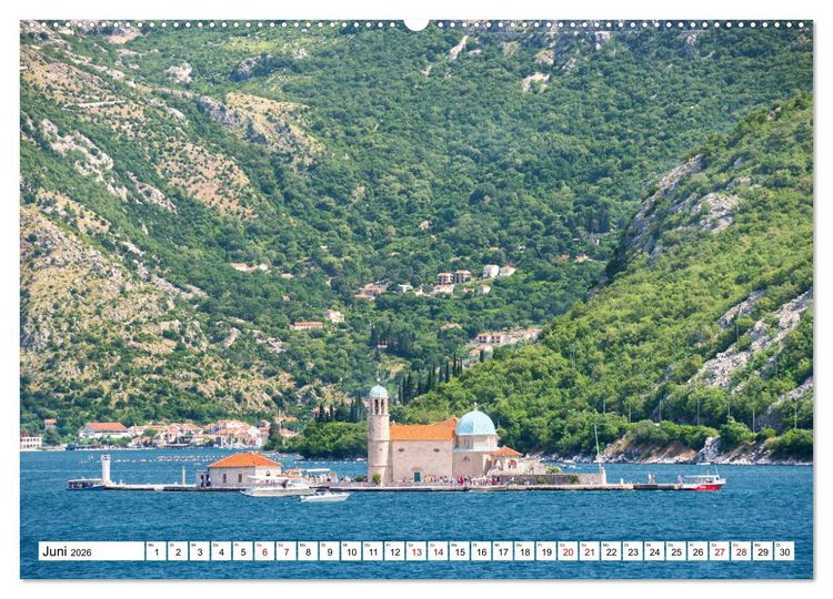 Produktbild: Montenegro - Das Land der schwarzen Berge (Wandkalender 2026 DIN A2 quer), CALVENDO Monatskalender