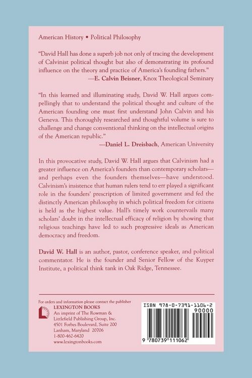 Produktbild: Genevan Reformation and the American Founding