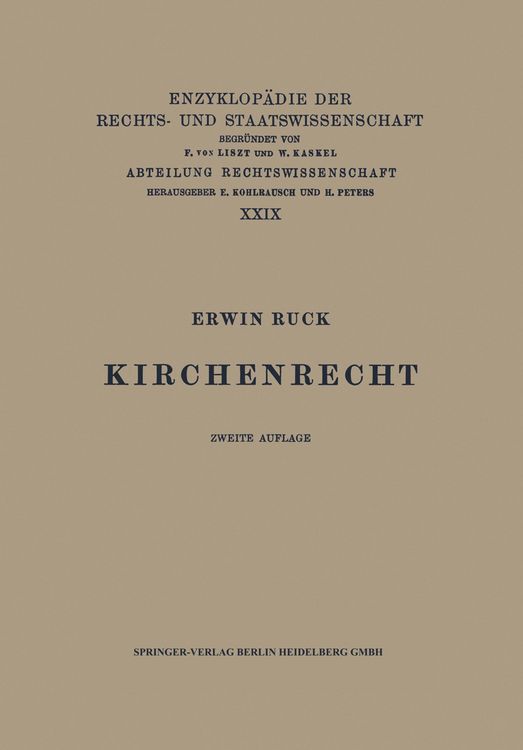 Produktbild: Kirchenrecht
