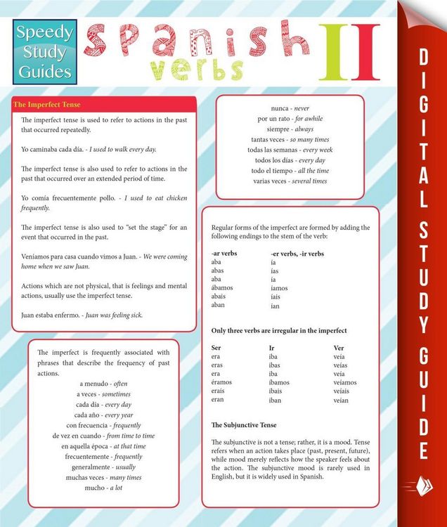 Produktbild: Spanish Verbs Il (Speedy Study Guides)