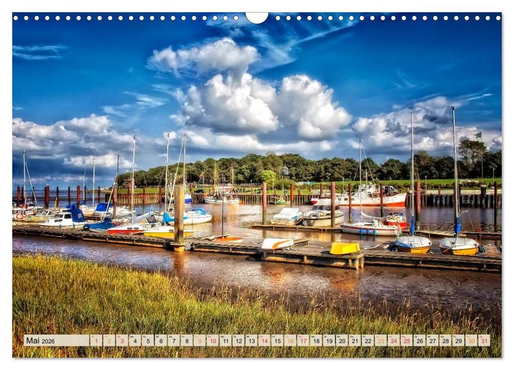 Produktbild: Friesland - Nordseebad Dangast (Wandkalender 2026 DIN A3 quer), CALVENDO Monatskalender