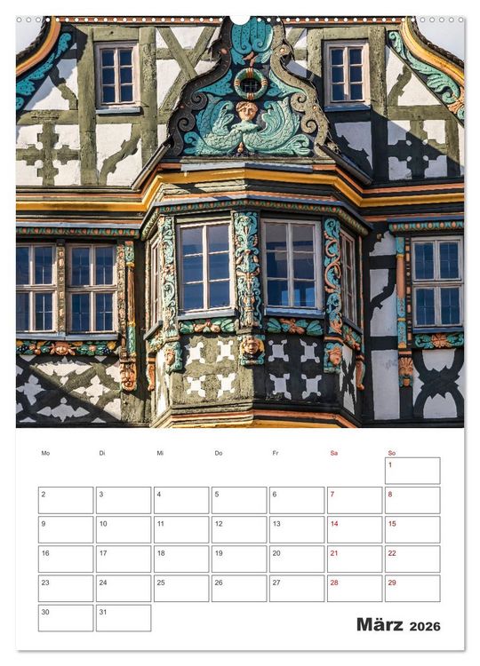 Produktbild: Idstein - Fachwerktraum im Herzen des Taunus (Wandkalender 2026 DIN A2 hoch), CALVENDO Monatskalender