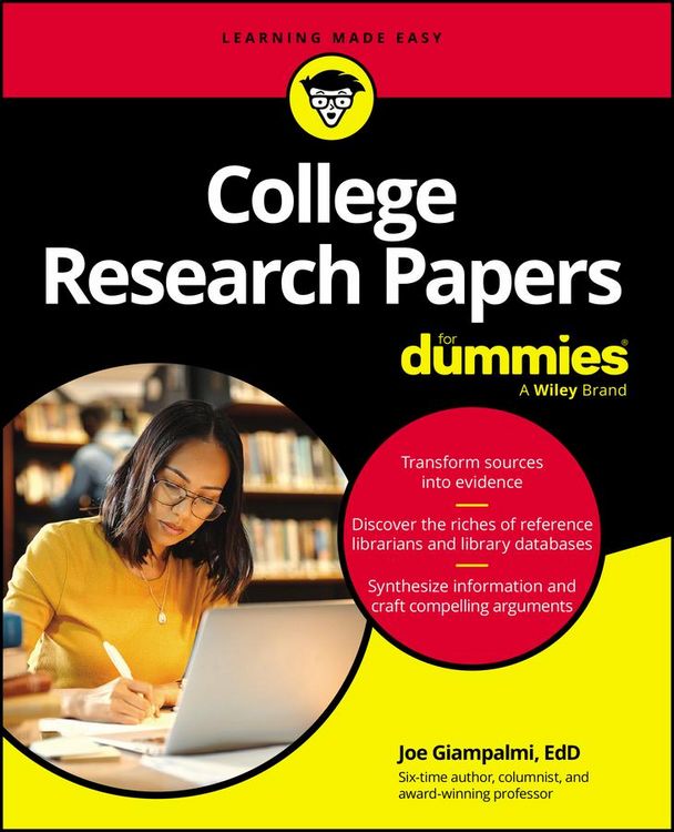 Produktbild: College Research Papers For Dummies