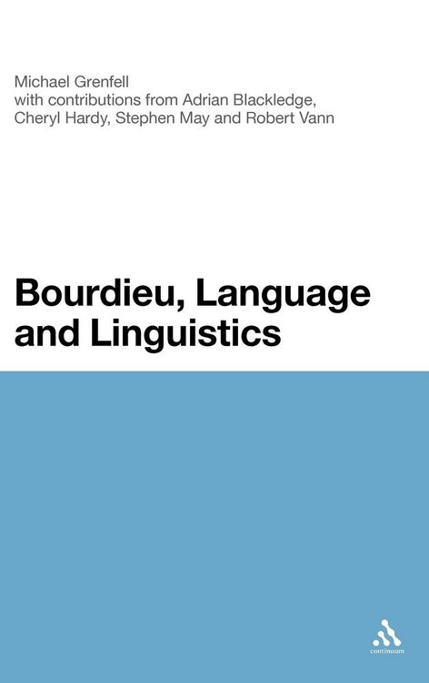 Produktbild: Bourdieu, Language and Linguistics