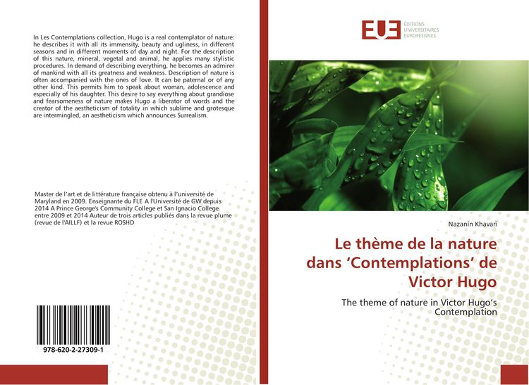 Produktbild: Le th&egrave;me de la nature dans 'Contemplations' de Victor Hugo