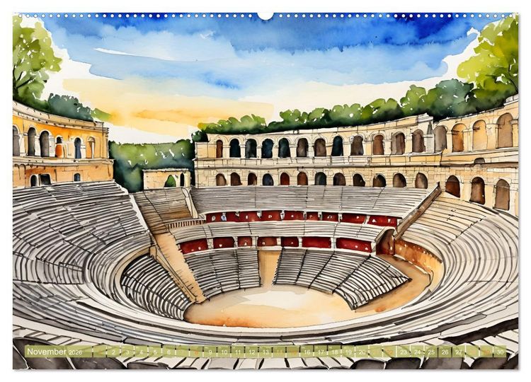 Produktbild: Urlaubsparadies Kroatien (hochwertiger Premium Wandkalender 2026 DIN A2 quer), Kunstdruck in Hochglanz