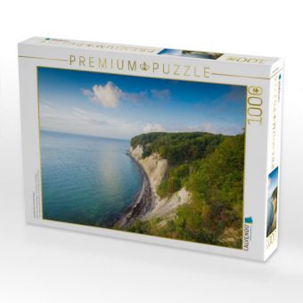 Produktbild: CALVENDO Puzzle Kreidek&uuml;ste auf Insel R&uuml;gen | 1000 Teile Lege-Gr&ouml;&szlig;e 64x48cm Foto-Puzzle f&uuml;r gl&uuml;ckliche Stunden