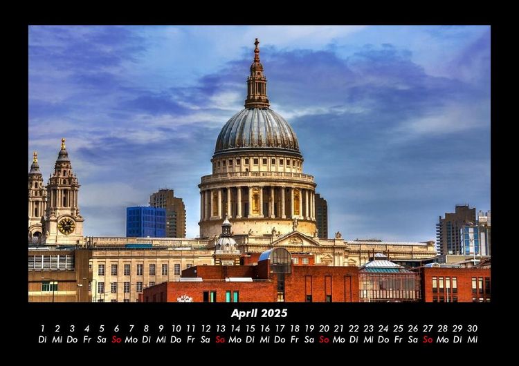 Produktbild: London 2025 Fotokalender DIN A3