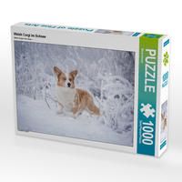 Produktbild: CALVENDO Puzzle Welsh Corgi im Schnee 1000 Teile Lege-Gr&ouml;&szlig;e 64 x 48 cm Foto-Puzzle Bild von Maria Ahrens