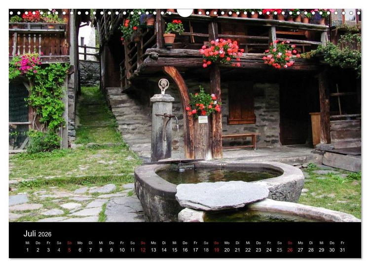 Produktbild: Grande Traversata delle Alpi - Wandern auf der GTA (Wandkalender 2026 DIN A3 quer), CALVENDO Monatskalender