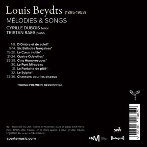 Produktbild: Louis Beydts: M'lodies & Songs