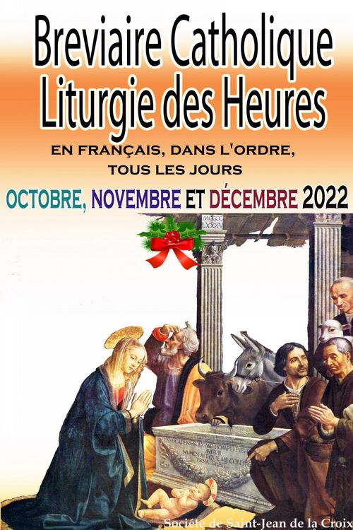 Produktbild: Breviaire Catholique Liturgie des Heures: en fran&ccedil;ais, dans l'ordre, tous les jours pour octobre, novembre et d&eacute;cembre 2022