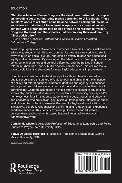 Produktbild: Advancing Equity and Achievement in America's Diverse Schools