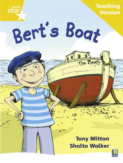 Produktbild: Rigby Star Phonic Guided Reading Yellow Level: Bert's Boat Teaching Version