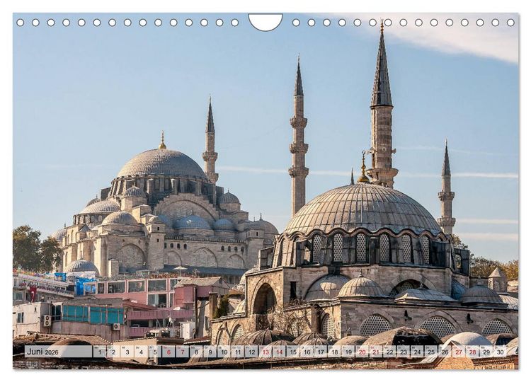 Produktbild: Istanbul - Im Schnittpunkt von Kulturen und Kontinenten (Wandkalender 2026 DIN A4 quer), CALVENDO Monatskalender