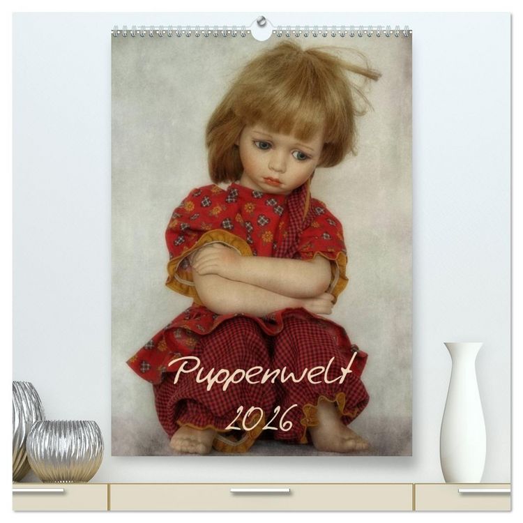 Produktbild: Puppenwelt 2026 (hochwertiger Premium Wandkalender 2026 DIN A2 hoch), Kunstdruck in Hochglanz