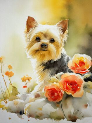 Produktbild: CALVENDO Puzzle Yorkshire Terrier | 1000 Teile Lege-Gr&ouml;&szlig;e 64x48cm Foto-Puzzle f&uuml;r gl&uuml;ckliche Stunden