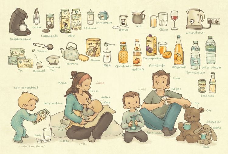 Produktbild: Die gro&szlig;e Mini-Bibliothek der W&ouml;rter - Essen und Trinken (Die Mini-Bibliothek der W&ouml;rter, Bd.)