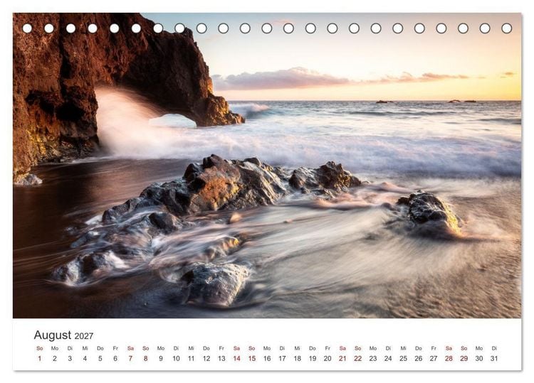Produktbild: Fernweh Kalender (Tischkalender 2027 DIN A5 quer), CALVENDO Monatskalender